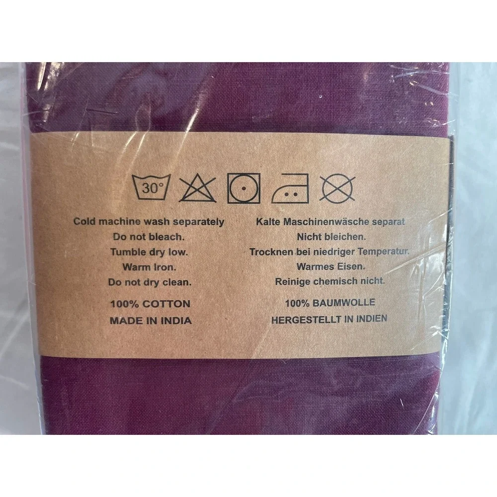 Urban Villa 12 Pack‎ Purple Cotton Napkins 20x20 Cloth Dinner Set NAPKSLD-PURPLE